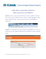 Preview for 2 page of D-Link DSL-2750E Technical Support Setup Procedure