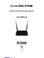 D-Link DSL-2750E User Manual preview