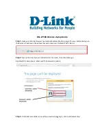 Предварительный просмотр 1 страницы D-Link DSL-2750U Setup Manual