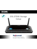 Preview for 1 page of D-Link DSL-2750U Setup