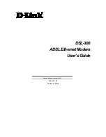 Preview for 1 page of D-Link DSL-300 User Manual