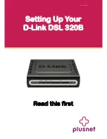 Preview for 1 page of D-Link DSL-320B Setting-Up Manual