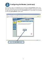 Preview for 4 page of D-Link DSL-320T Quick Instruction Manual