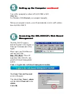 Предварительный просмотр 9 страницы D-Link DSL-500 Quick Install Manual