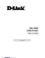 Preview for 1 page of D-Link DSL-500G User Manual