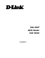 D-Link DSL-504T User Manual preview