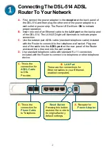 Предварительный просмотр 2 страницы D-Link DSL-514 Quick Installation Manual