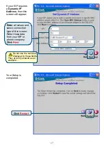 Предварительный просмотр 17 страницы D-Link DSL-514 Quick Installation Manual