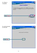 Предварительный просмотр 22 страницы D-Link DSL-514 Quick Installation Manual
