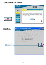 Предварительный просмотр 23 страницы D-Link DSL-514 Quick Installation Manual
