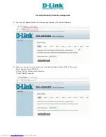 D-Link DSL-G2562DG Setup Manual предпросмотр