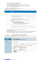 Предварительный просмотр 3 страницы D-Link DSL-G2562DG Setup Manual