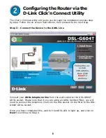 Preview for 6 page of D-Link DSL-G604T Quick Installation Manual