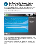 Preview for 7 page of D-Link DSL-G604T Quick Installation Manual