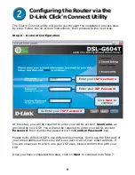 Preview for 9 page of D-Link DSL-G604T Quick Installation Manual