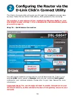 Preview for 11 page of D-Link DSL-G604T Quick Installation Manual