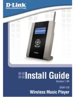 Preview for 1 page of D-Link DSM-120 Install Manual