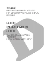 D-Link DSM-260 Quick Installation Manual preview