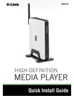 D-Link DSM-510 - MediaLounge High-Definition Media... Quick Install Manual preview