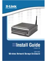 Preview for 1 page of D-Link DSM-G600 - MediaLounge Wireless G Network Storage Enclosure NAS Server Installation Manual