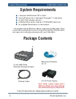 Предварительный просмотр 2 страницы D-Link DSM-G600 - MediaLounge Wireless G Network Storage Enclosure NAS... Installation Manual