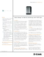 D-Link DSN-1100-10 - xStack Storage Area Network Array Hard Drive Datasheet preview