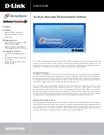 D-Link DSN-210-SW - SureSync Continuous Data Protection Datasheet preview