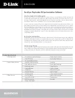 Preview for 2 page of D-Link DSN-210-SW - SureSync Continuous Data Protection Datasheet