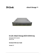 D-Link DSN-2100-10 - xStack Storage Area Network Array Hard... Hardware Reference Manual preview