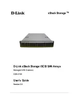 Предварительный просмотр 1 страницы D-Link DSN-2100 xStack Storage User Manual