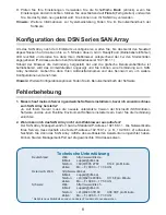 Предварительный просмотр 8 страницы D-Link DSN-3200 - xStack Storage Area Network Array Hard Drive Quick Installation Manual