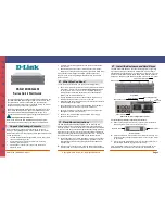 Предварительный просмотр 1 страницы D-Link DSN-4100 Series Quick Start Manual