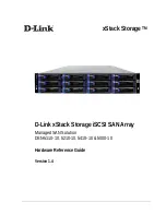 Предварительный просмотр 1 страницы D-Link DSN-5210-10 - xStack Storage Area Network Array Hard... Hardware Reference Manual