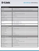 Предварительный просмотр 4 страницы D-Link DSN-610 Brochure & Specs