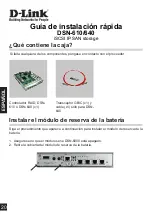 Preview for 20 page of D-Link DSN-610 Quick Installation Manual