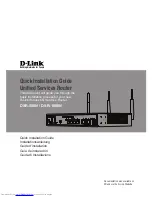 Предварительный просмотр 1 страницы D-Link DSR-1000N Quick Installation Manual