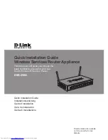 Предварительный просмотр 1 страницы D-Link DSR-250N Quick Installation Manual