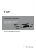 Предварительный просмотр 1 страницы D-Link DSS-100E-18P Quick Installation Manual