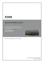 D-Link DSS-100E-6P Quick Installation Manual предпросмотр