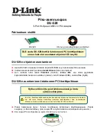 Preview for 24 page of D-Link DU-520 Quick Installation Manual