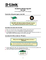 Preview for 26 page of D-Link DU-520 Quick Installation Manual