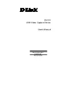 D-Link DU-CV User Manual preview
