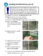 Preview for 2 page of D-Link DUB-A2 Installation Manual