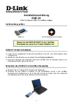 Preview for 4 page of D-Link DUB-C2 Quick Installation Manual