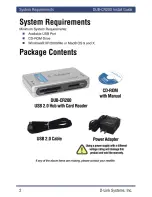 Preview for 2 page of D-Link DUB-CR200 Install Manual