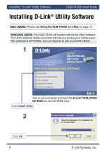 Preview for 8 page of D-Link DUB-CR200 Installation Manual