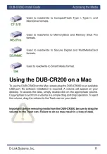 Preview for 11 page of D-Link DUB-CR200 Installation Manual