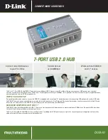 Предварительный просмотр 1 страницы D-Link DUB-H7 - Hub - USB Technical Specifications