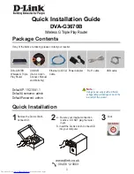 Preview for 2 page of D-Link DVA-G3670B Quick Installation Manual