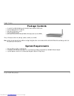 Preview for 4 page of D-Link DVA-G3672B User Manual